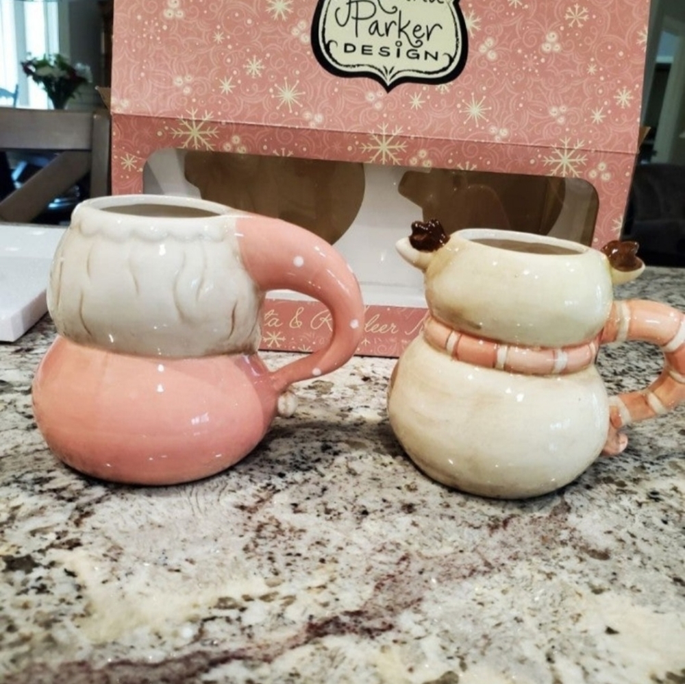 Retro Style Holiday Mugs-NWT - Picture 4 of 6